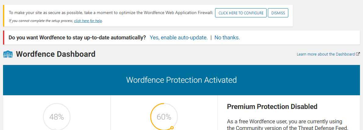 wordfence gratuit vs premium
