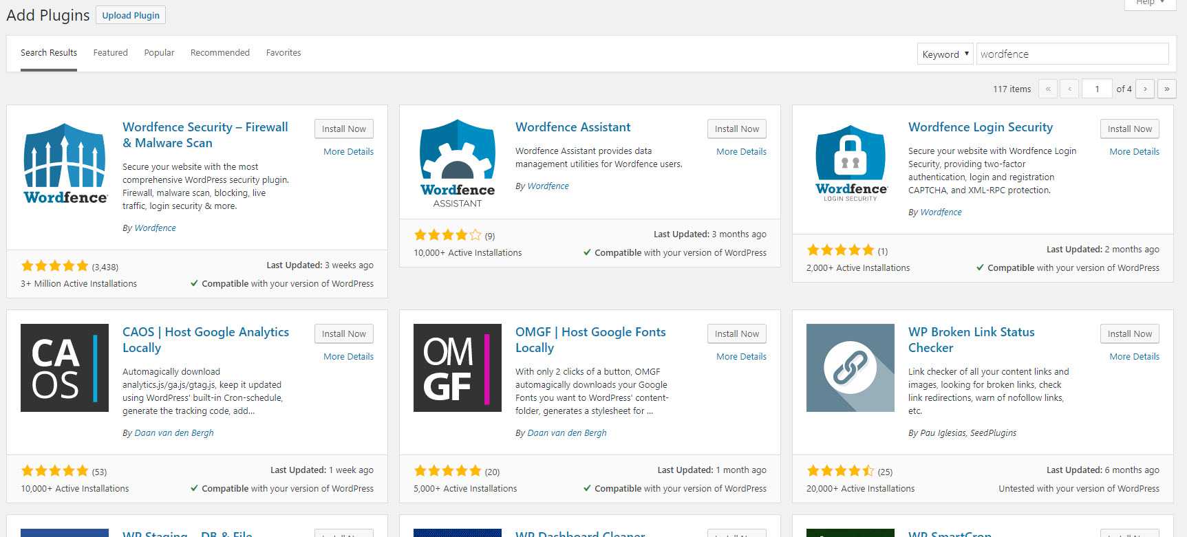 Comment installer wordfence