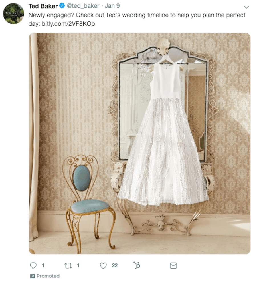 Exemples de psychographie Ted Baker